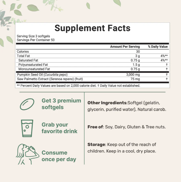 Pumpkin Seed Oil Supplement